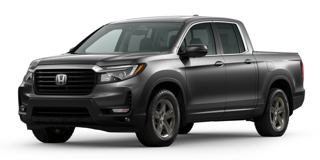 3/4 front view of Ridgeline on white space.